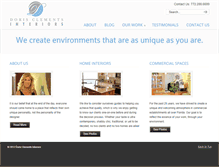 Tablet Screenshot of dorisclementsinteriors.com